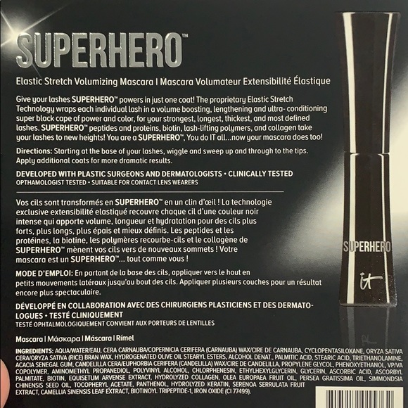 TEMPORARILY UNAVAILABLE! 5 FOR $30! MIX & MATCH! IT Superhero MASCARA Mini! - Picture 10 of 10
